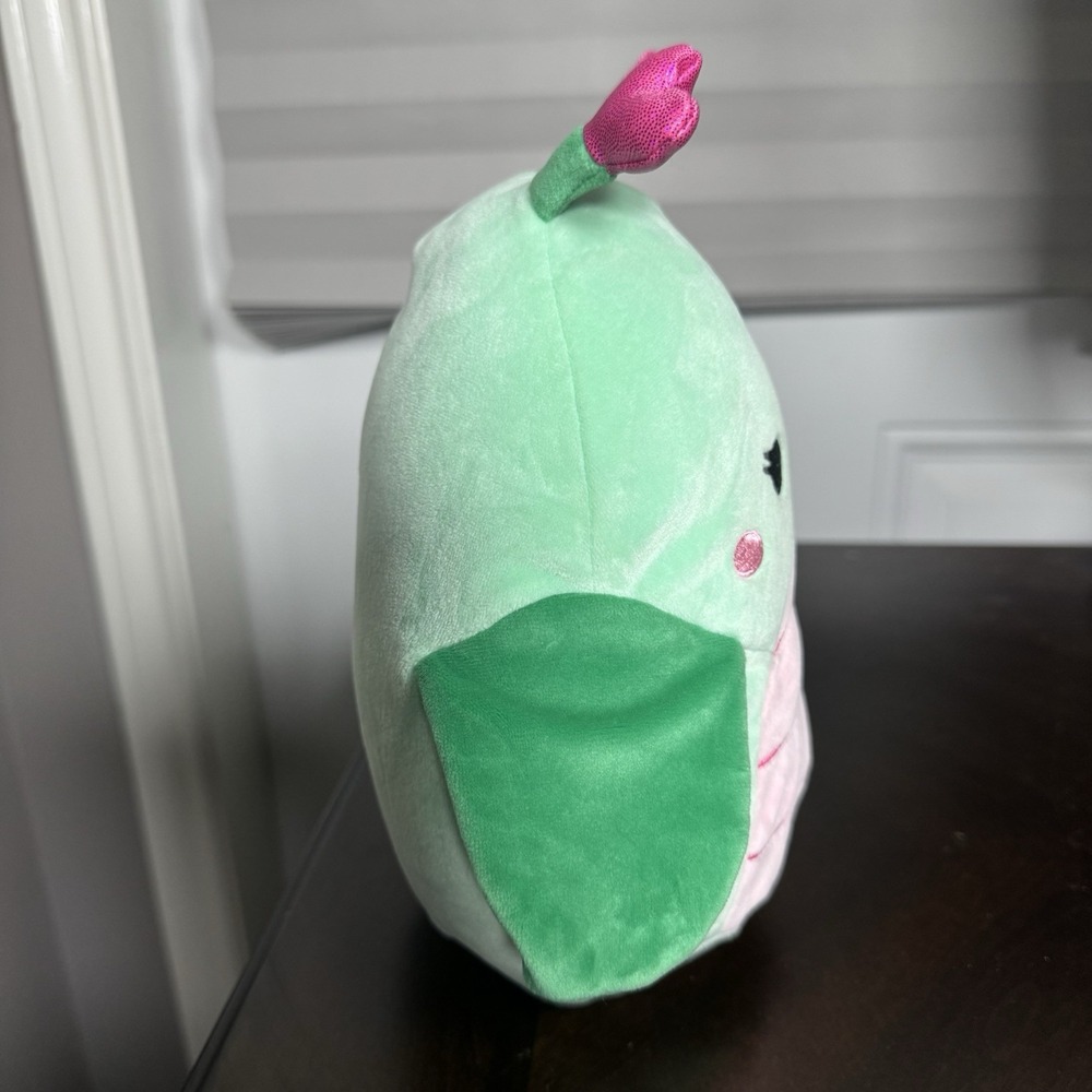 Squishmallow 8" Mattea 2023 Grasshopper Green Valentines Plush Toy - S8 #2103 - Picture 4 of 6